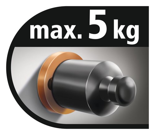 tesa Premium-Haken, selbstklebend, hält bis zu 5kg, Chrom - 7