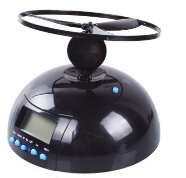 Flying Clock Stoga Fliegender Hubschrauber-Digital-Wecker mit LCD-Schwarzlicht -Verrückte und Neuheit-Spielzeug Uhr