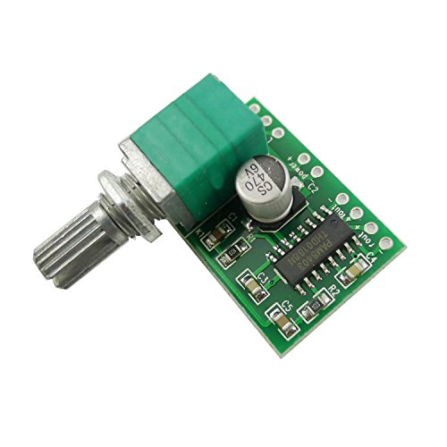 Aihasd 2-Kanal 3W Mini PAM8403 5V Digital Stereo Amplifier Board USB Power Supply