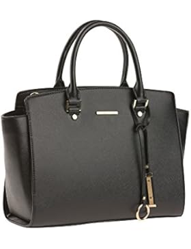 MICHÈLE BOYARD Damen-Handtasche, schwarz-gold Damen-Handtasche,Handtasche,Schwarze Handtasche, schwarz,OneSize