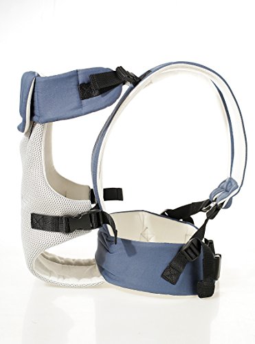Baby-Träger vorne und hinten verstellbar 4 Positionen Träger-Rucksack weich strukturiert Ergonomisch für Neugeborene, Kleinkinder & Kleinkinder von GOMNEAR - 3