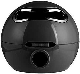 17YEARS Ball Shaped Emoji Facial Tissue Bathroom Waterproof Toilet Roll Paper Box Holder (Black)