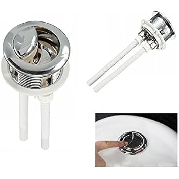 Roca Doppelspülventil AH0002100R - Chrom, 40mm Für WC-Spülkasten