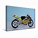 Produktbild Calvendo Premium Textil-Leinwand 45 cm x 30 cm Quer Honda RS 125 (Ixo 1/24) | Wandbild, Bild auf Keilrahmen, Fertigbild auf Echter Leinwand, Leinwanddruck Hobbys Hobbys