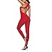 Produktbild YEZIJIANG Damen Sport Jumpsuit Rückenfrei Yoga Bodysuit Overall Gefaltet Leggings Sporthosen Bandage Playsuits Jogging Strampler Hosenanzug Trainingsanzug Frauen Einteiler Fitness Enge Hosen