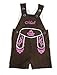 Mogo.cc Baby Leather Look Trousers LONG and SHORT (made of cotton, look like leather) -  brown -