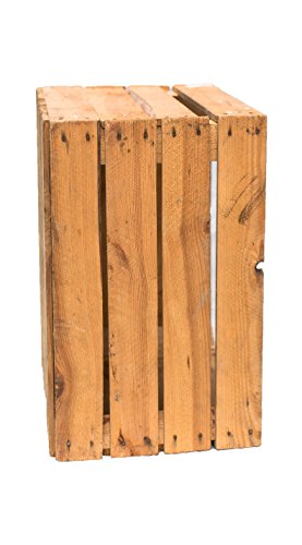 3er Set Vintage Holzkiste OBSTKISTE Weinkiste Used Look stabil und gereinigt - 3