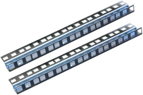 AllMetalParts6U ZINC PLATED DOUBLE RACK STRIP PAIR