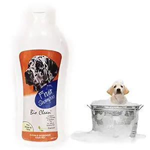 Petlicious & More Bio Clean 500 ml Fruit Shampoo for Dogs & Puppies Dog Shampoo Puppy Shampoo Cat Shampoo - Fruit Shampoo 500 ml