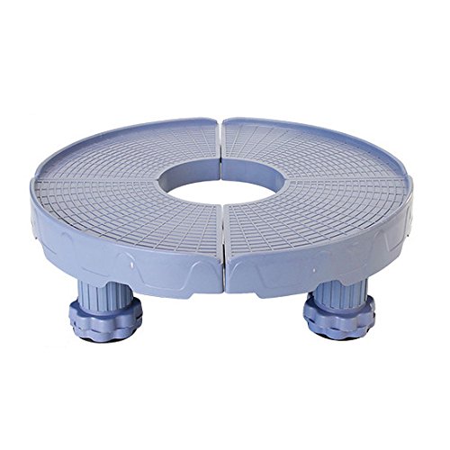 Washing Machine Roller Trolley Multi-Functional Movable Adjustable Base Round Oval Air Conditioner Inner Adjustable Round Air Conditioning Base 8 Legs