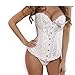 Produktbild Frau Mieder Steampunk Korsetts Spitze Vollbrust Shapewear Sexy Dessous Vollbrust Taille Unterstützung
