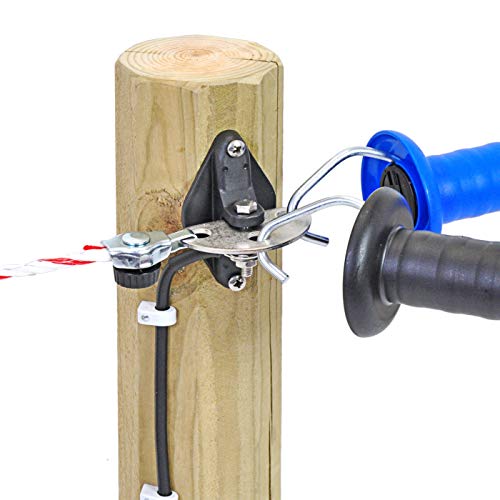 Voss.farming 10x Aislador para Puertas de Pastor eléctrico, Plato