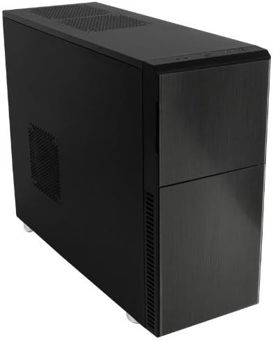 NANOXIA Deep Silence 2 Weiss Midi Tower Case with Integrated Sound-Proofing/ Silent Ventilation System / Variable/ German Design Charcoal
