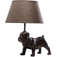 Kare 32776 TL Mops - Lámpara de mesa en forma de bulldog