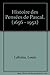 Produktbild Histoire des Pensees de Pascal