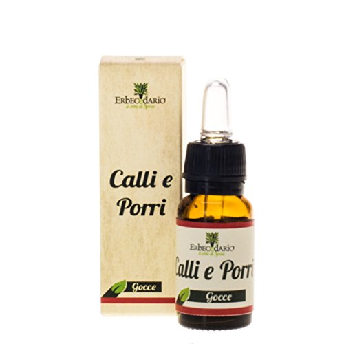 Gocce Naturali Calli E Porri Erbecedario, Tintura Madre Di Celidonia, Per Contrastare La Comparsa Degli Inestetismi Della Pelle Ispessita, Piccoli Calli O Porri, 1 flacone 10ml Con Contagocce