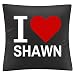 Produktbild Kissenbezug Kissen Classic I Love Shawn schwarz