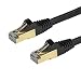 Produktbild StarTech 6ASPAT50CMBK Cat6a Ethernet Kabel - geschirmt (STP), 0.5 m Schwarz