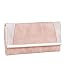 Produktbild SIX "Basic Damen Portemonnaie, Geldbeutel, Geldbörse, Brieftasche, Two-Tone, beige grau, goldene Details, aufklappbar (703-329)