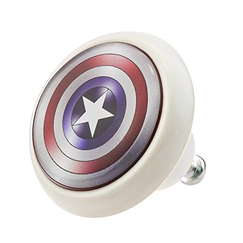 Preisvergleich Produktbild Designer Möbelknopf 03344W Captain America Special Edition Möbelknöpfe, Möbelknauf, Möbelgriff, Vintage Keramik Porzellan Set, Shabby Chic Vintage Nostalgie - Schrank Schubladen Griffe - ZEITLICH BEFRISTETES ANGEBOT