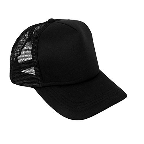 Krystle Mens Adjustable Mesh Baseball Cap Trucker Hat (Kry-Blk-Half-Net-Cap ,Black, Freee Size) RS.275 (75.00% Off) - Amazon
