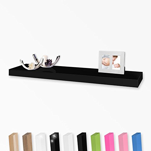 Wandboard, Wandregal, Steckboard, in verschiedenen Farben und Längen, Länge:60cm, Farbe:Sonoma - 7