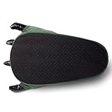 Katara 1773 Tatzen Hausschuhe in verschiedenen Designs - kuschelig weich - warme Schlappen, Pantoffeln für Frosch Krokodil Drache - Onesize passend zu Jumpsuit, Onesie Karneval/Faschings-kostüm, Dunkelgrün, 37-45 - 