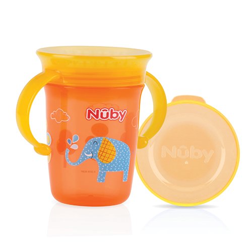 Nuby ID10410orange Wonder Cup, 240 ml, orange