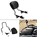 Produktbild Verstellbare Rückenlehne Sissy Bar mit Pad für Harley Touring Road King Street Glide FLHR FLHX FLHT Filter 2009-2017