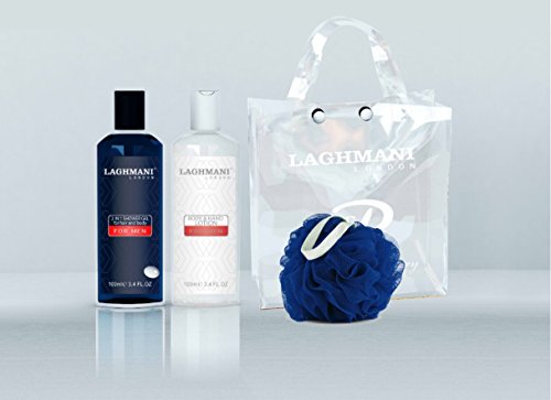 Fine Perfumery "Laghmani Blue" Gift Set Body Lotion & Shower Gel Ideal for Christmas/Birthday Present