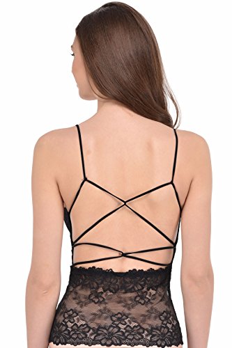 PrettyCat Lace Backless Bralette PCSB20029 RS.495 (67.00% Off) - Amazon