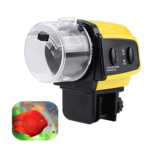 Preisvergleich Produktbild DJLOOKK Futterautomat Aquarium-Zufuhr-Elektrischer Aquarium-Automatischer Fisch-Zufuhr, Selbstfisch-Nahrungsmittelzufuhr Für Aquarium