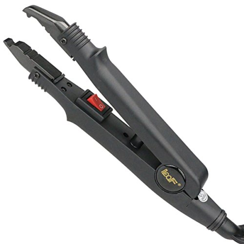 LooF U Tip Pre Bonded Hair Extension Iron Gun Connector - Black