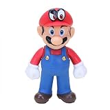 figuras super mario kart Dimensiones: 8-15cm. CY 5 Pulgadas / 13cm Super Mario Bros Luigi Mario Yoshi Koopa Yoshi Mario Hacedor Odyssey Seta Toadette PVC Figuras de Acción Juguetes Muñecas Modelo (Red Hat Eye)