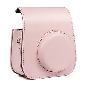 CAIUL Compatible Mini 11 Groovy Camera Case Bag for Fujifilm Instax Mini 11 8 8+ 9 Camera - Pink