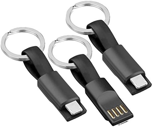 Mini Key Ring 2 in 1 Charging Cable Compatible With Iphone 5, Iphone 6, Iphone 7 and all Android Micro USB Smartphones