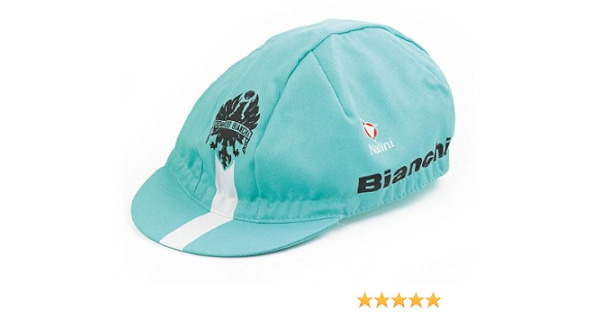 Bianchi - Cappellino Gara Reparto Corse Colore Celeste 100% Cotone C9551021  : Abbigliamento