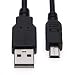 Produktbild lilmacc | kurz 50 cm Mini USB Kabel für Canon Ixus Serie: 85 IS, 95 IS, 100 IS, 105, 110 IS, 115 HS, 117HS, 120 IS, 125 HS, 127 HS, 130, 132, 133, 135, 140, 145, 147, 150, 155, 157, 160, 162, 165, 170, 172, 175, 180, 185, 190, 200 IS, 210, 220, 220HS, 230, 230 HS, 240 HS, 255, 265, 275 HS, 285 HS, 300 HS, 310 HS, 410, 500 HS, 510 HS, 511, 512, 520, 850 IS, 870 IS, 900 Ti, 980, 980 IS, 990 IS, 990 M 1000 HS, 1100H | Foto Video Daten Sync Lead |