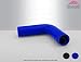 Produktbild 90° Bogen Silikonschlauch -Größe wählbar- Turbo Hose Verbinder Ladeluftschlauch flexibel Universal, Farbe:Blau, Innendurchmesser:Ø 60 mm