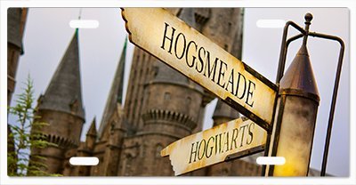 Preisvergleich Produktbild BNHF Harry Potter Hogsmeade Hogwarts Vanity License Plate