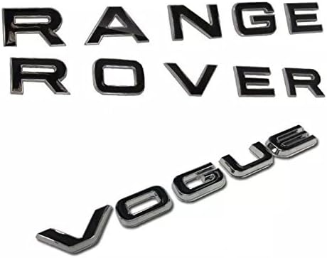 Chrome Black Lettering Range Sport Bonnet Tailgate Letters New