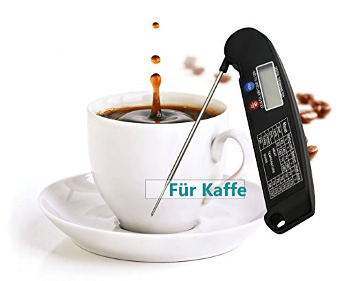 Der&Dies digital Kochthermometer Küchenthermometer Einstichthermometer für Grillen Braten BBQ und Kaffe Milch Backen. - 5