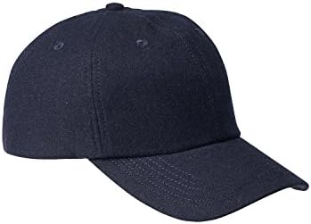 BA528 Big Accessories Wool Baseball Cap - NAVY - One Size (US)