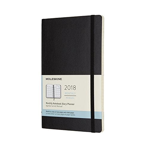 Télécharger Moleskine Agenda mensuel, 12 mois, 2018, couverture souple Livre PDF Gratuit