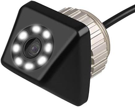 Votteo Car Backup Rear View Reverse Parking Camera 170°CMOS With 8 LED Infrared Guildeline Night Vision CCD Image Waterproof (8 LED style)
