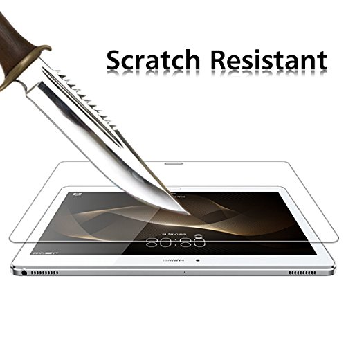 Huawei MediaPad M2 10.0“ Panzerglas Schutzfolie, iVoler® Panzerglasfolie folie Displayschutzfolie Hartglas Gehärtetem Glas DisplayPanzerglas Schutzfolie Displayschutz Tempered Glass Screen Protector für Huawei MediaPad M2 10.0“ – 0,3mm Dünn, 9H Härtegrad, 2.5D Abgerundete Kanten – [Kratzfest][Hohe Transparenz] [Fingerabdruck-frei][Blasenfrei]-Lebenslange Garantie - 3