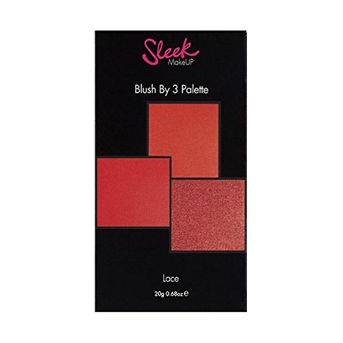 Sleek Makeup Blush By 3 Blush Palette Lace 20 g, 1er Pack (1 x 20 g) - 2