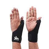 Instrucciones para el Cuidado: Lave a mano usando agua fría y jabón suave, no cepille fuertemente, no exprima, no Lave a Máquina. Seque al aire en la sombra. Si por alguna razón no está absolutamente satisfecho con nuestras Férulas para Pulgar BEZZEE PRO, le ofrecemos un reembolso de su artículo sin preguntas.