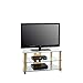 Produktbild Pharao24 TV Rack in Messingfarben mit Rollen