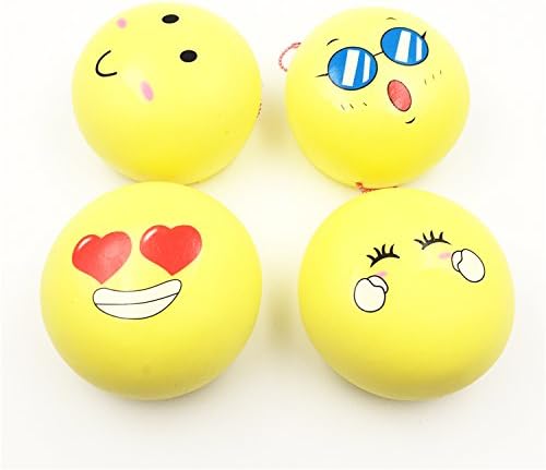 Kawaii4girl 2017 Kids Pretend Play Food Squishy 4PCS Mixed Squishy Slow Rising Jumbo Yellow Loving Bun Squishy Charm Kawaii Squishies Kids Toy Christmas Gift